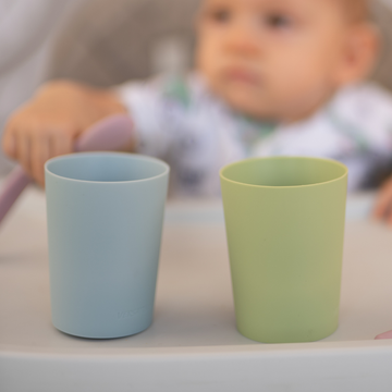 ¡Set de 2 Vasitos Boca Ancha de Silicona con Descuento!