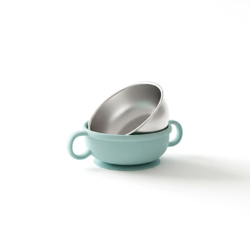 Bowl Evolutivo de Silicona y Acero Inoxidable