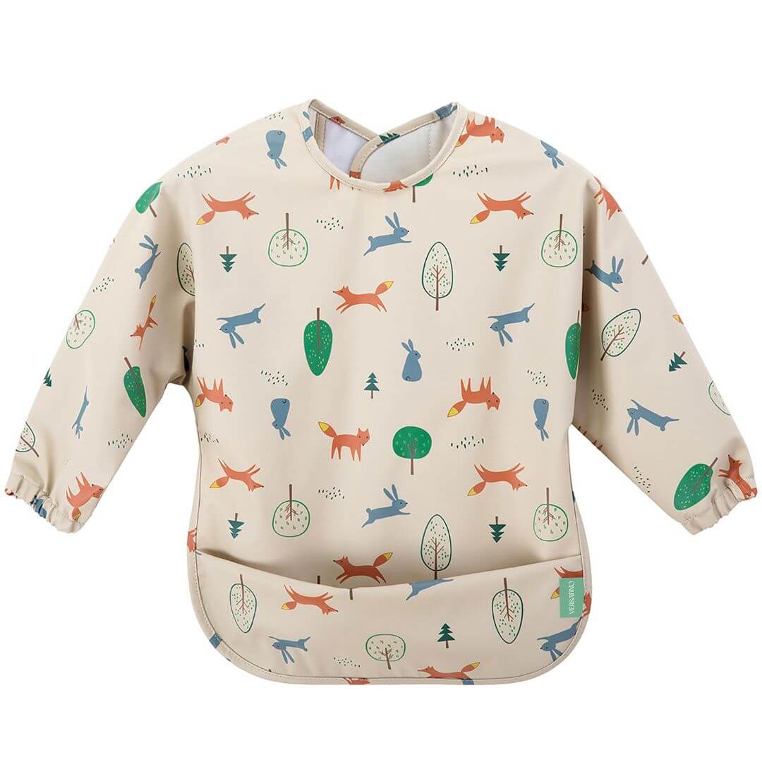 Babero impermeable con mangas