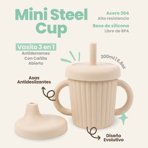 Mini Steel Cup – Vaso Entrenador para Bebés