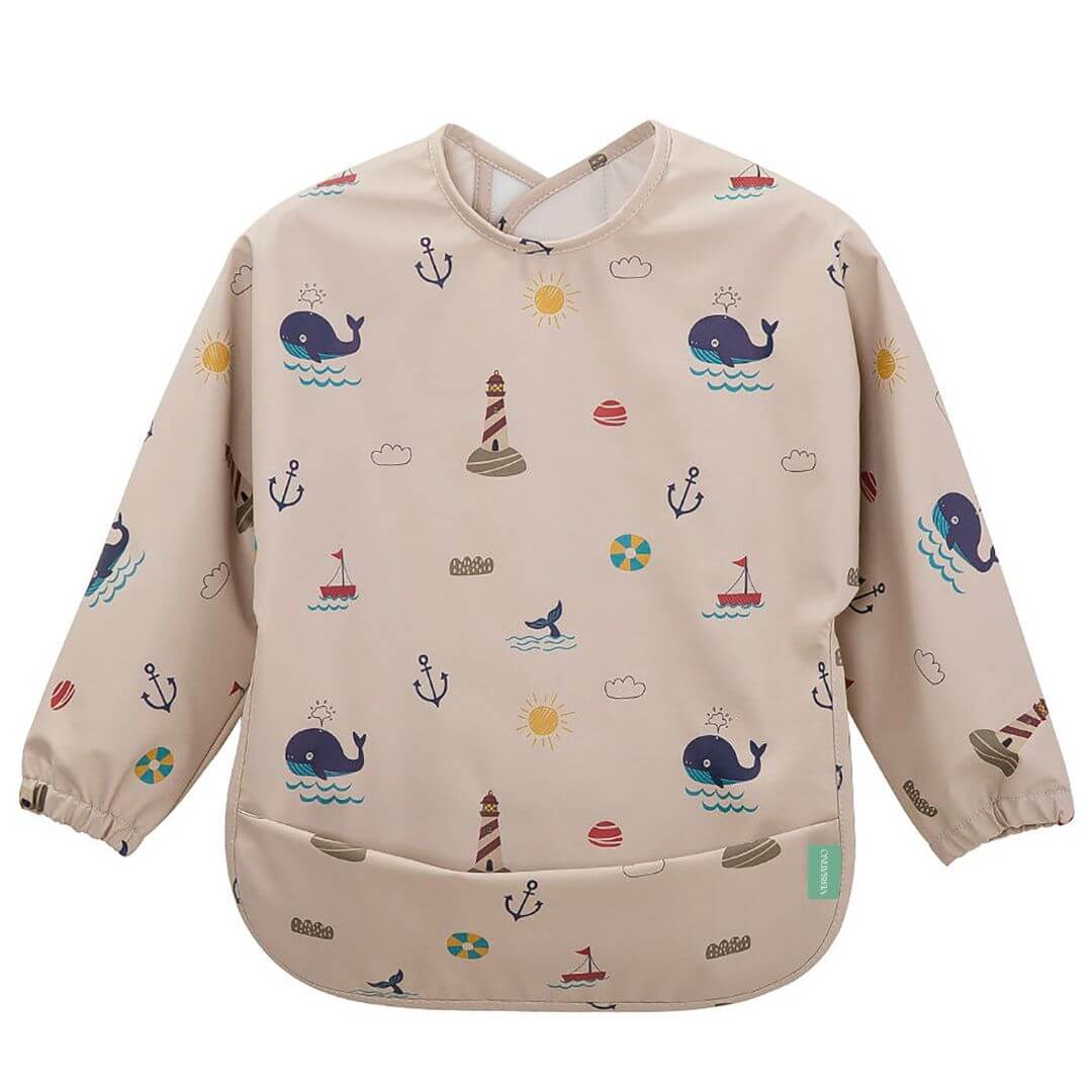 Babero impermeable con mangas