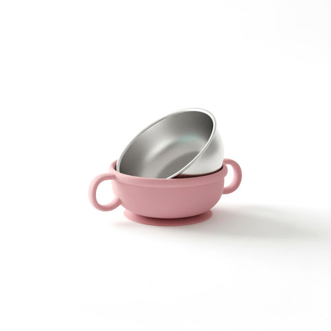 Bowl Evolutivo de Silicona y Acero Inoxidable