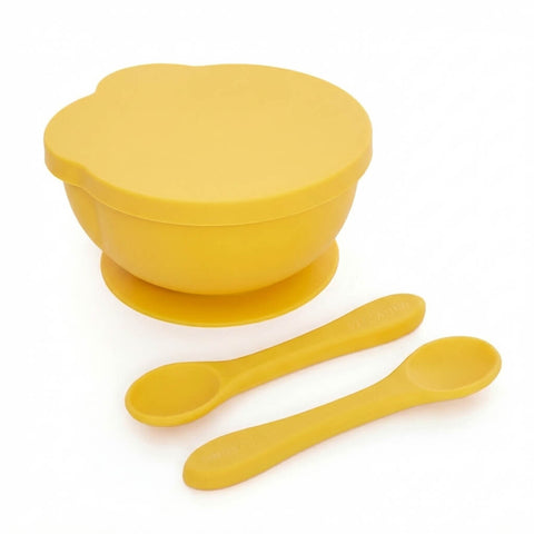 Mini Bowl Oso con Tapa + Cucharas