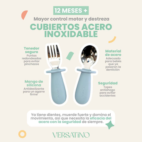 Cubiertos Acero Inox (Juego de 2)