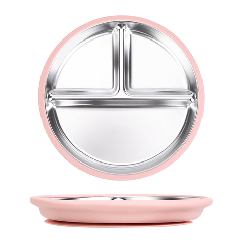 Plato Evolutivo de Silicona y Acero Inoxidable