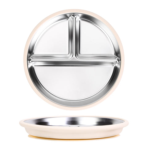 Plato Evolutivo de Silicona y Acero Inoxidable