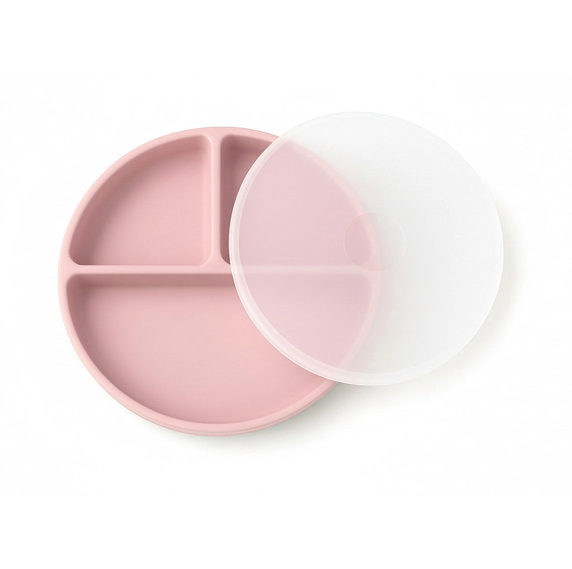 Mini Plato de Silicona con Ventosa y Tapa