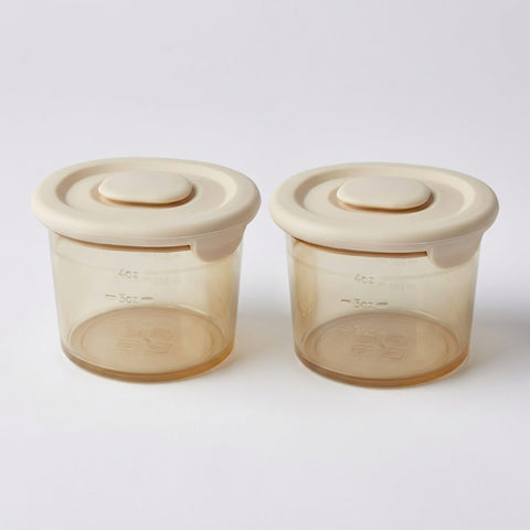 Set de 2 Mini Recipientes 4oz / 120 ml