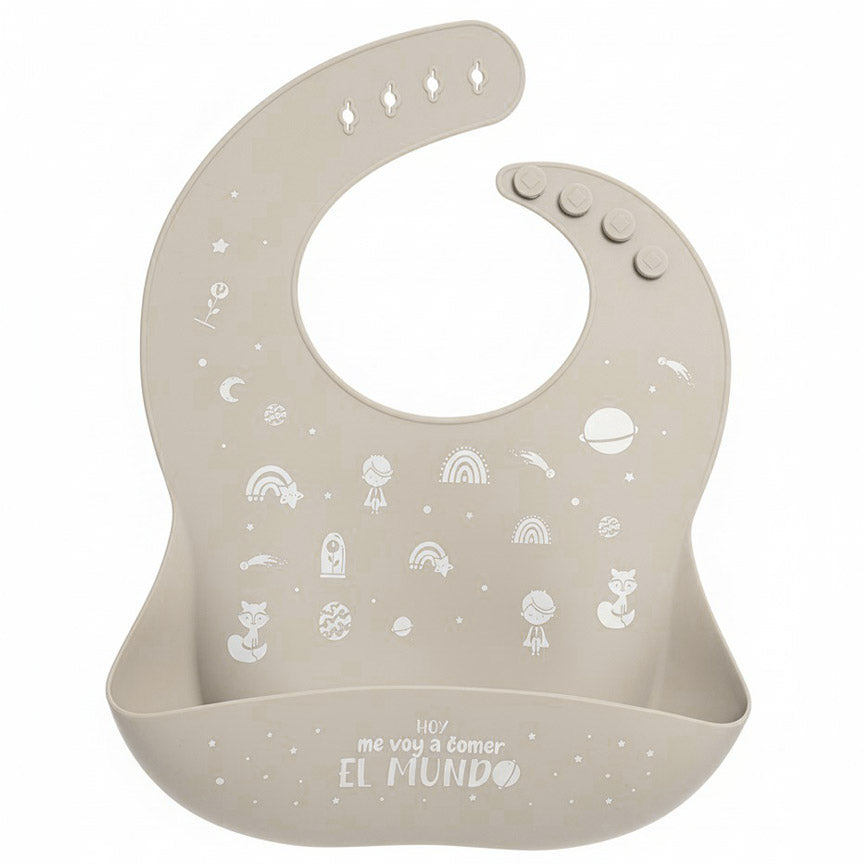 Babero de Alimentación para Bebés (Diseño Espacial)