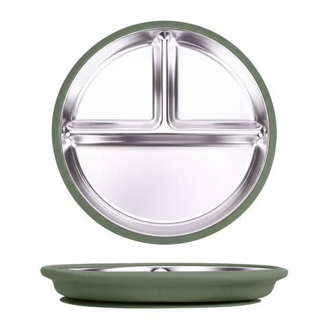 Plato Evolutivo de Silicona y Acero Inoxidable
