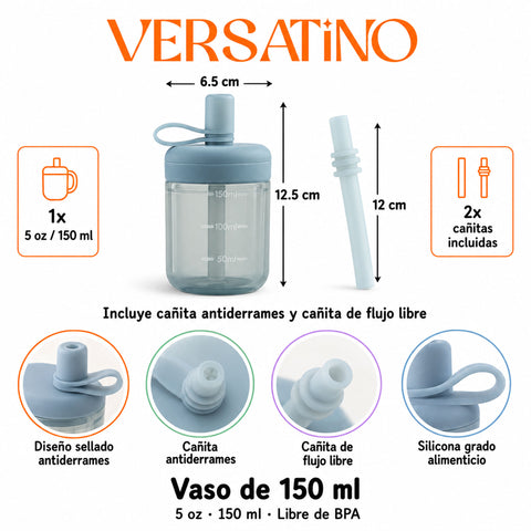 Vaso Evolutivo con Doble Sorbete